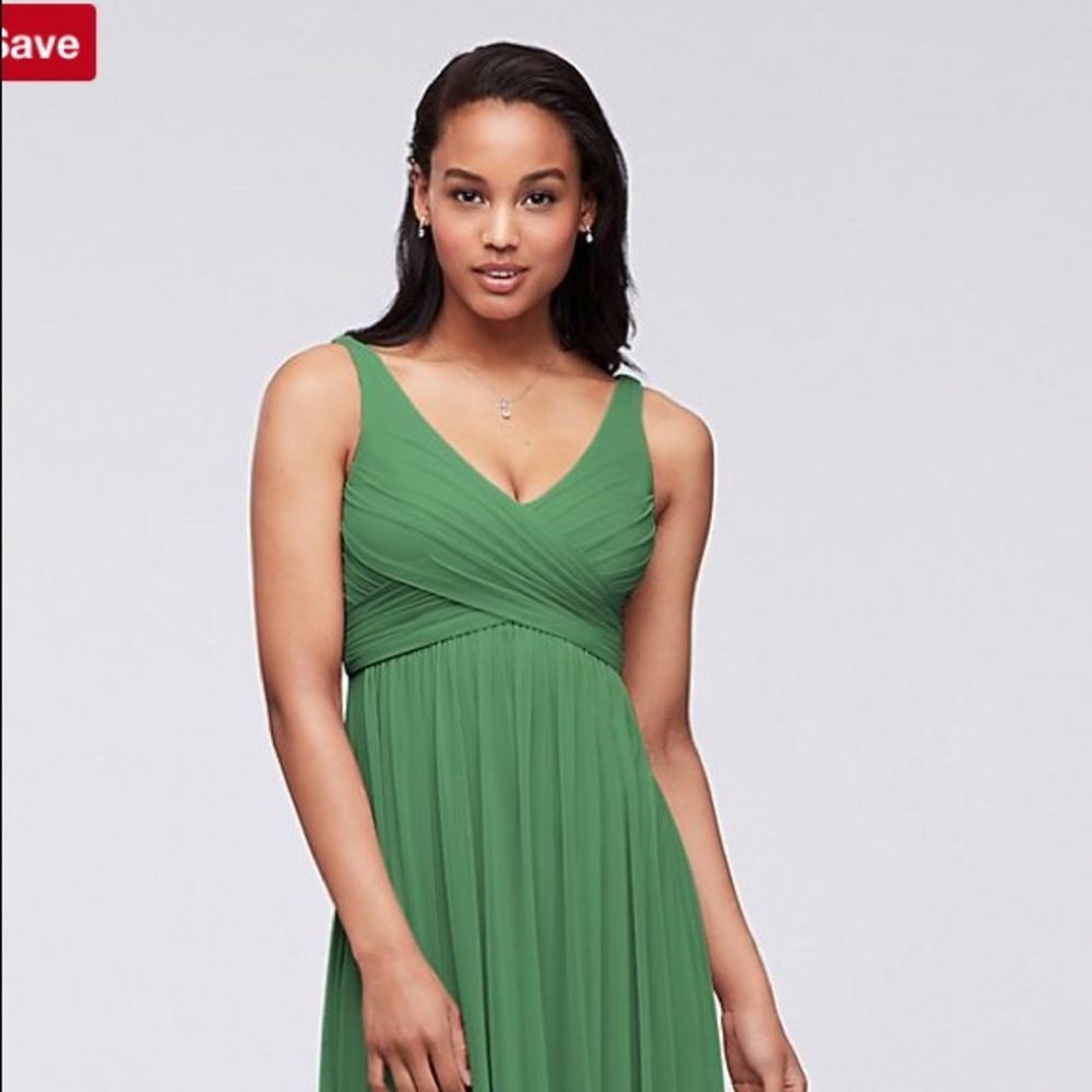 David’s Bridal Bridesmaid Dress in Clover